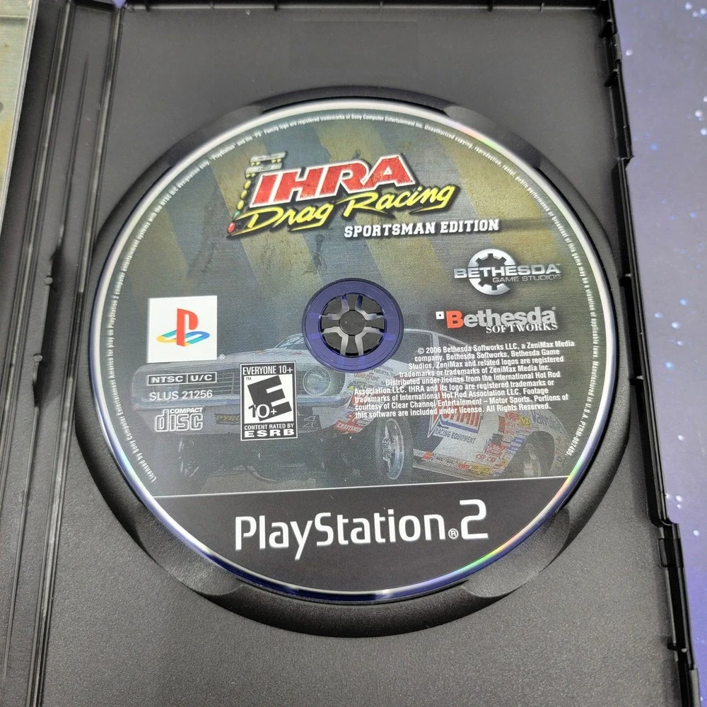 IHRA Drag Racing Sportsman Edition Sony PlayStation 2 PS2 Bethesda CIB Complete